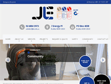 Tablet Screenshot of jleelectrical.com.au